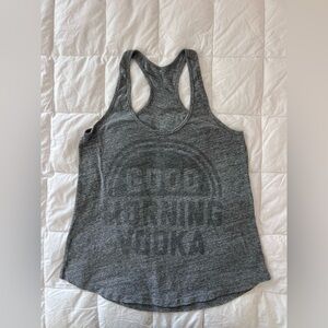 Gray Racerback Top